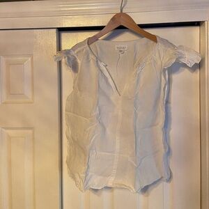 Like new velvet linen top